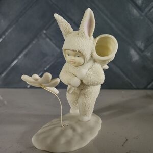 Vintage Department 56 Snowbunnies "You Better Watch Out Or I'll Catch You"